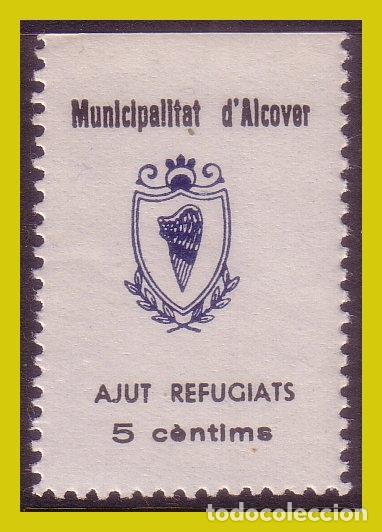 Timbres: Guerra civil, Sellos locales Tarragona, ALCOVER, FESOFI n&ordm; 9 * *