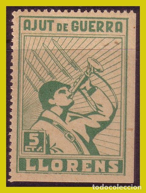 Timbres: Guerra civil, Sellos locales Tarragona, LLORENS, FESOFI n&ordm; 1 *