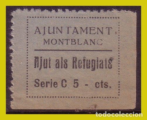 Timbres: Guerra civil, Sellos locales Tarragona, MONTBLANC, FESOFI n&ordm; 6 (*)