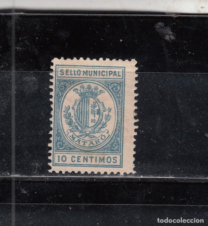 Briefmarken: MATARO. SELLO MUNICIPAL. 10 CTS.