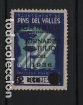Briefmarken: PINS DEL VALLES- SOBRECARGADOS.- VER FOTO