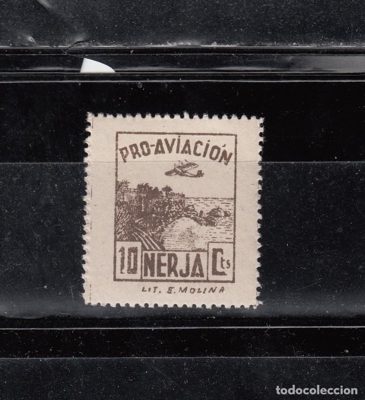 Sellos: NERJA. PRO-AVIACION. 10 CTS. - Foto 1