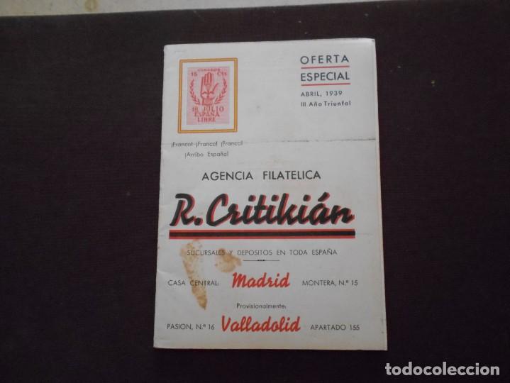 Stamps: catologo sellos guerra civil abril 1939