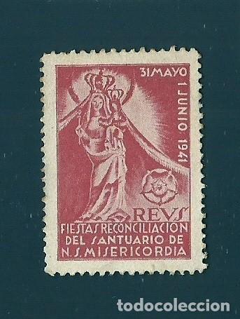 Briefmarken: V1-7 Vi&ntilde;eta REUS Fiestas Reconciliaci&oacute;n del SANTUARIO DE N. S. MISERICORDIA