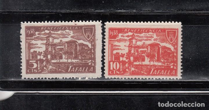 Briefmarken: TAFALLA. BENEFICENCIA. SERIE DE 2 SELLOS DE 5 Y 10 CTS. SIN DENTA