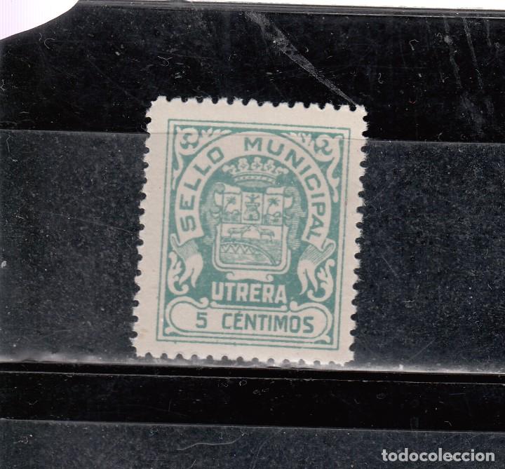 Briefmarken: UTRERA. SELLO MUNICIPAL. 5 CTS.