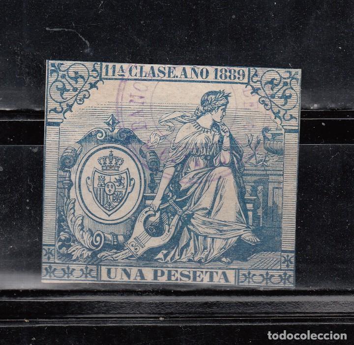 Sellos: P&Oacute;LIZA A&Ntilde;O 1889. 1 PTA. - Foto 1