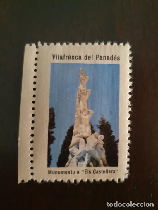 Timbres: VI&Ntilde;ETA MONUMENTO A ELS CASTELLERS VILAFRANCA DEL PANADES