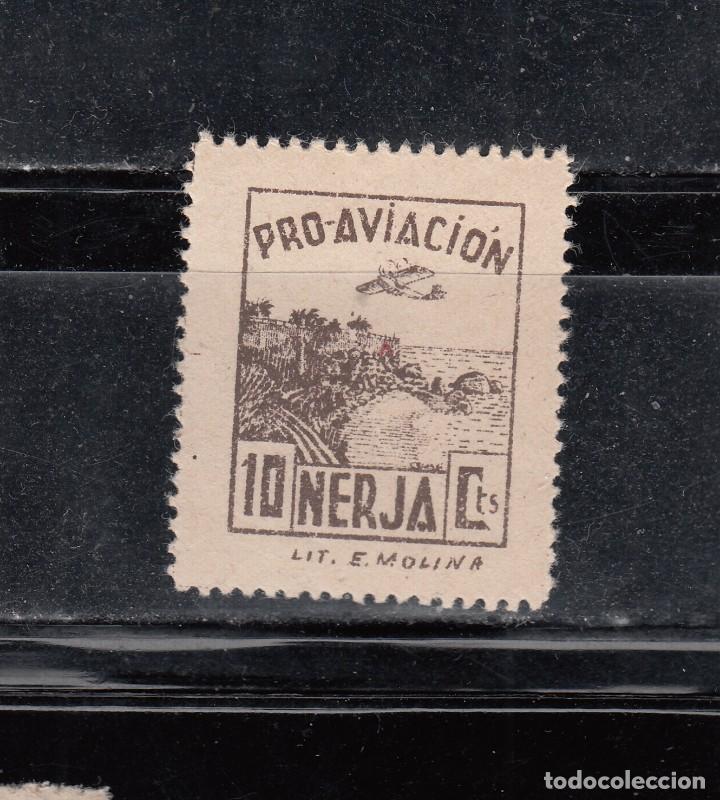 Briefmarken: NERJA. PRO-AVIACION. 10 CTS.