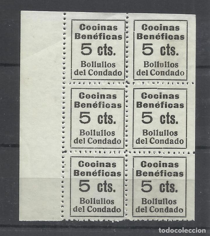 Briefmarken: COCINAS BENEFICAS 5 CTS NUEVO(*) BOLLULLOS DEL CONDADO