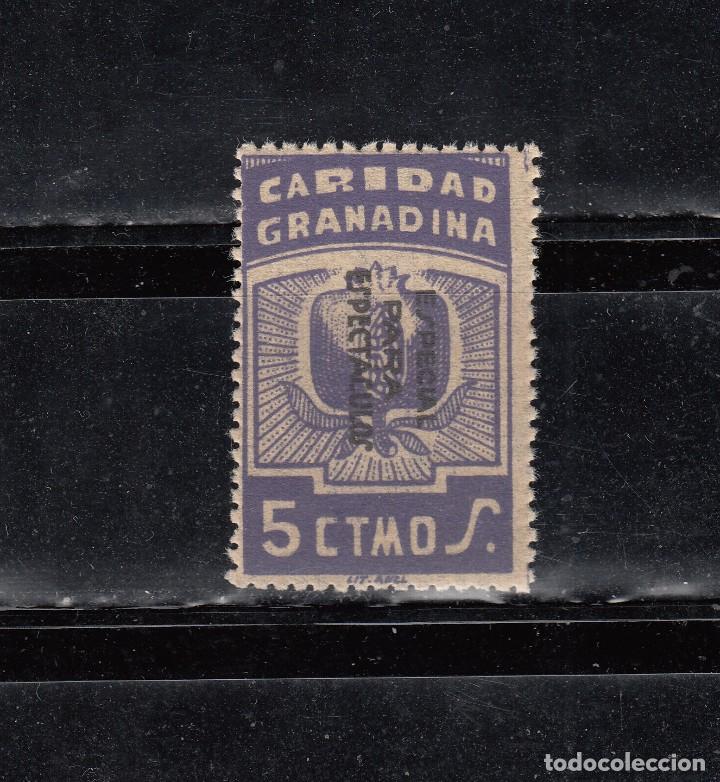 Stamps: CARIDAD GRANADINA.. 5 CTS. SOBRECARGA PARA ESPECT&Aacute;CULOS