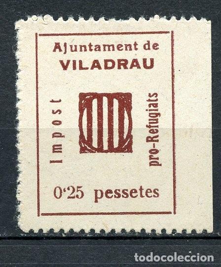Briefmarken: ESPA&Ntilde;A GUERRA CIVIL. VILADRAU (GIRONA). EDIFIL 3