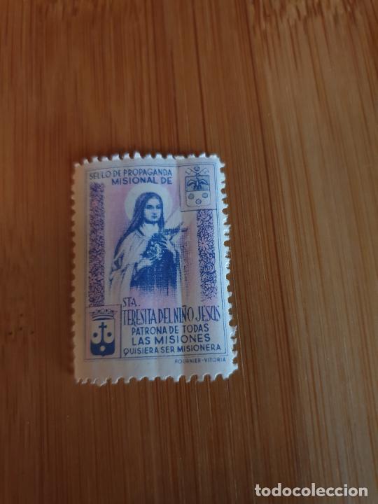 Stamps: SELLO PROPAGANDA MISIONAL SANTA TERESITA DEL NI&Ntilde;O JESUS