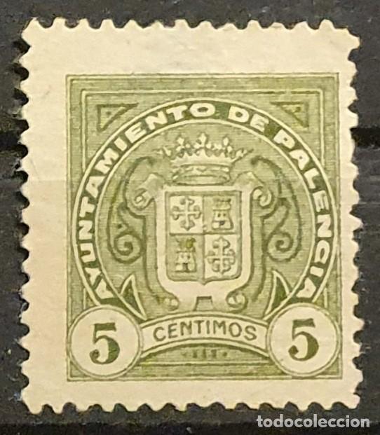 Briefmarken: SELLO LOCAL AYUNTAMIENTO DE PALENCIA 5 CTS