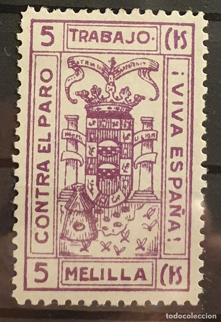 Briefmarken: GUERRA CIVIL. MELILLA. VARIEDAD DE COLOR
