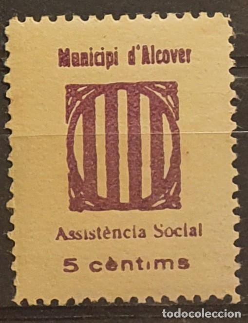 Briefmarken: GUERRA CIVIL.AJUNTAMENT DE ALCOVER. 5 CTS
