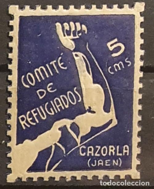 Briefmarken: GUERRA CIVIL. CAZORLA (JAEN). 5 CTS. CIFRA 5 VARIEDAD
