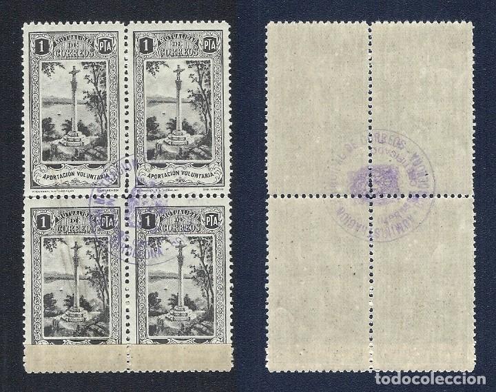 Briefmarken: B- MUTUALIDAD DE CORREOS -en B/4 Pie Riuset S.A. - Heralmi - Dib. BENEDI (sin T) -Valor 1 pta . NU