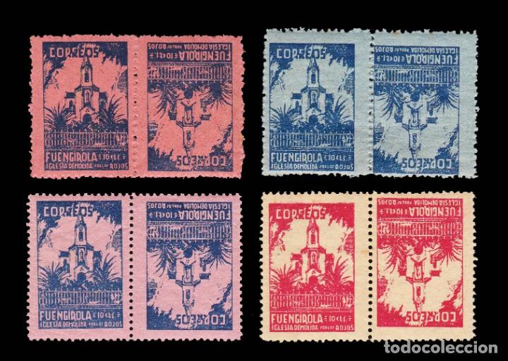 Briefmarken: *** SERIE COMPLETA 5 CTS FUENGIROLA, PAREJAS VERTICALES CAPICUA. NUEVOS ***