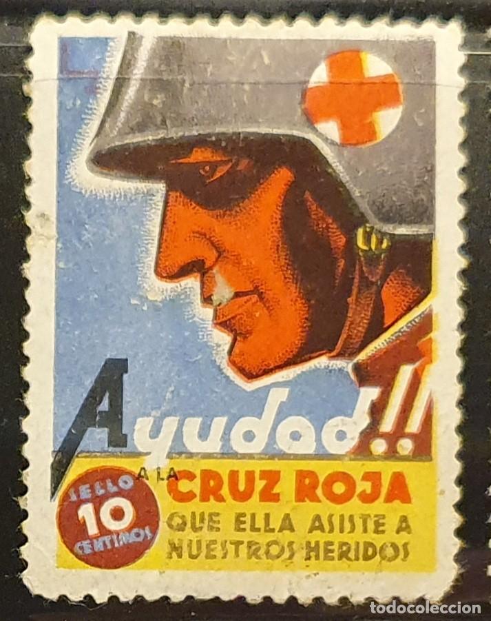 Briefmarken: VI&Ntilde;ETA REPUBLICANA. AYUDAD CRUZ ROJA. 10 CTS