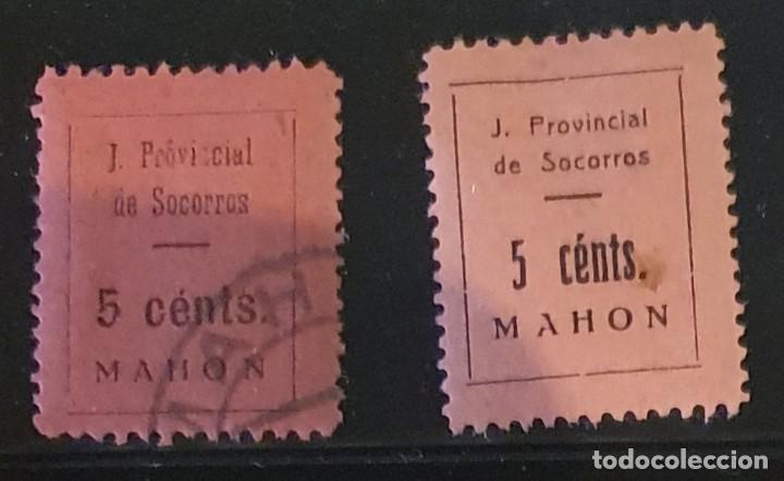 Briefmarken: GUERRA CIVIL. MAHON. 5 CTS. VARIEDADES
