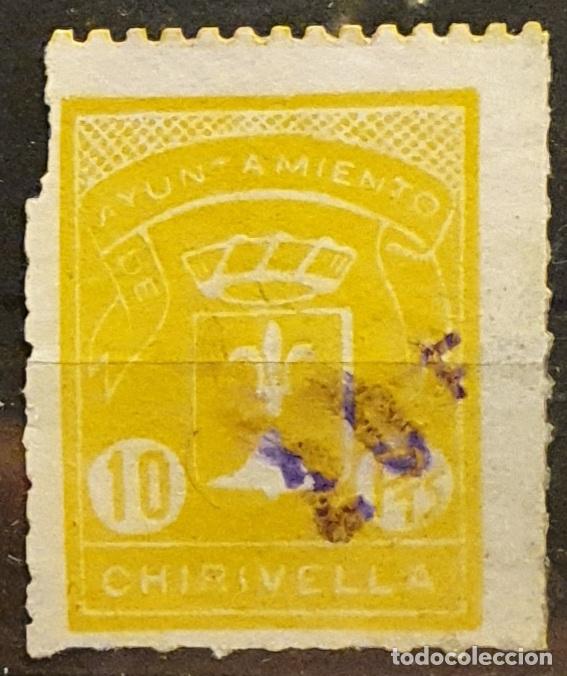 Sellos: AYUNTAIENTO CHIRIVELLA. 10 PTAS - Foto 1
