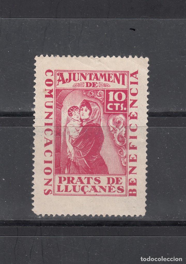 Briefmarken: PRATS DE LLU&ccedil;ANES. BENEFICENCIA 10 CTS.