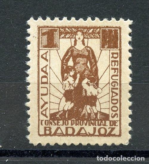 Francobolli: ESPA&Ntilde;A. GUERRA CIVIL. LOCAL REPUBLICANO BADAJOZ. EDIFIL 4