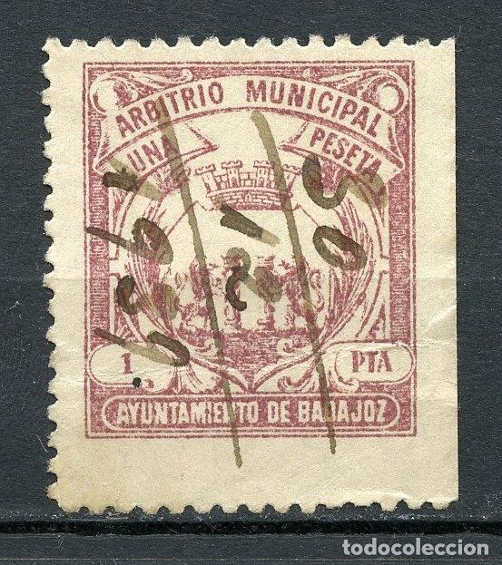 Sellos: BADAJOZ ARBITRIO MUNICIPAL 1 PTA - Foto 1