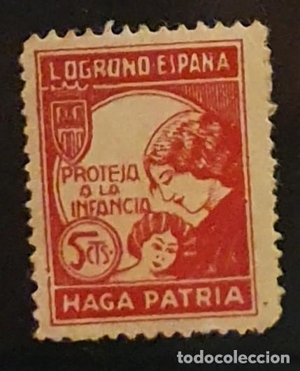 Sellos: GUERRA CIVIL. LOGRO&Ntilde;O - Foto 1