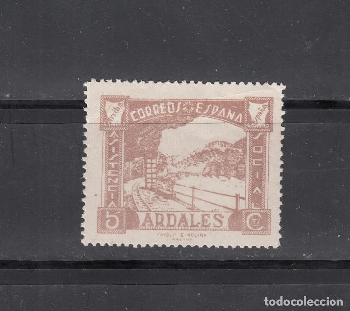 Stamps: ARDALES. ASISTENCI SOCIAL. 5 CTS.