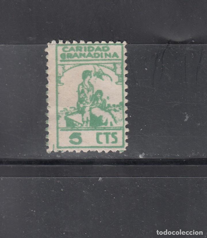 Stamps: CARIDAD GRANADINA. 5 CTS,
