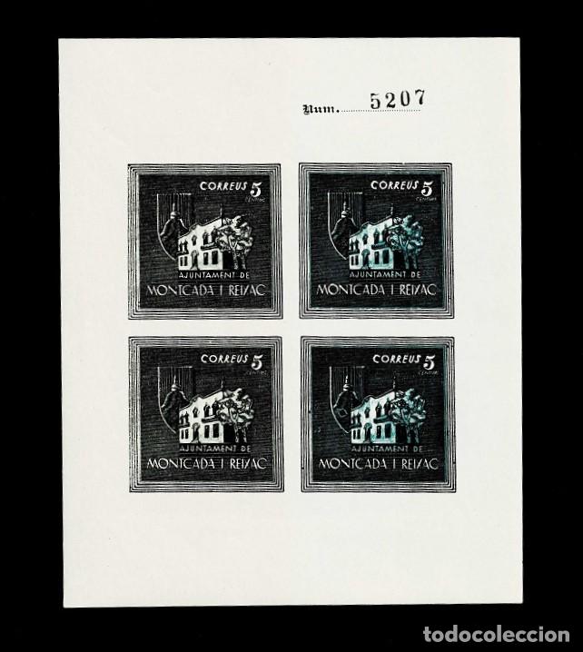 Timbres: H5 Guerra Civil MONTCADA I REIXAC L'Ajuntament Fesofi n&ordm; 25 Variedades UNICOLOR EN 2 SELLOS y (NUM)