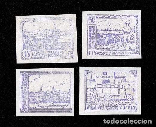 Briefmarken: TE0036 Guerra Civil PEGO (Alicante) Motivos varios sin dentar , sin goma