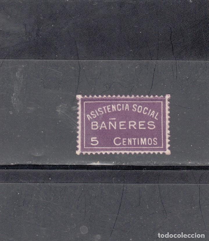 Stamps: BA&Ntilde;ERES. ASISTENCIA SOCIAL. 5 CTS.