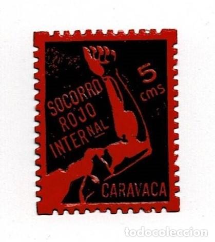 Stamps: GG Guerra Civil CARAVACA Fesofi n&ordm; 1 D. 11.50 (5 mas largo) sin fijasellos