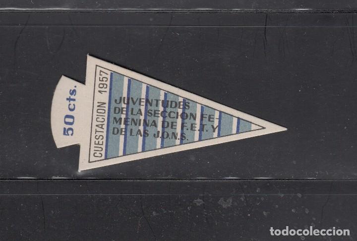 Stamps: EMBLEMA SOCIAL DE LAS JUVENTUDES DE LA SECCION FEMENINA