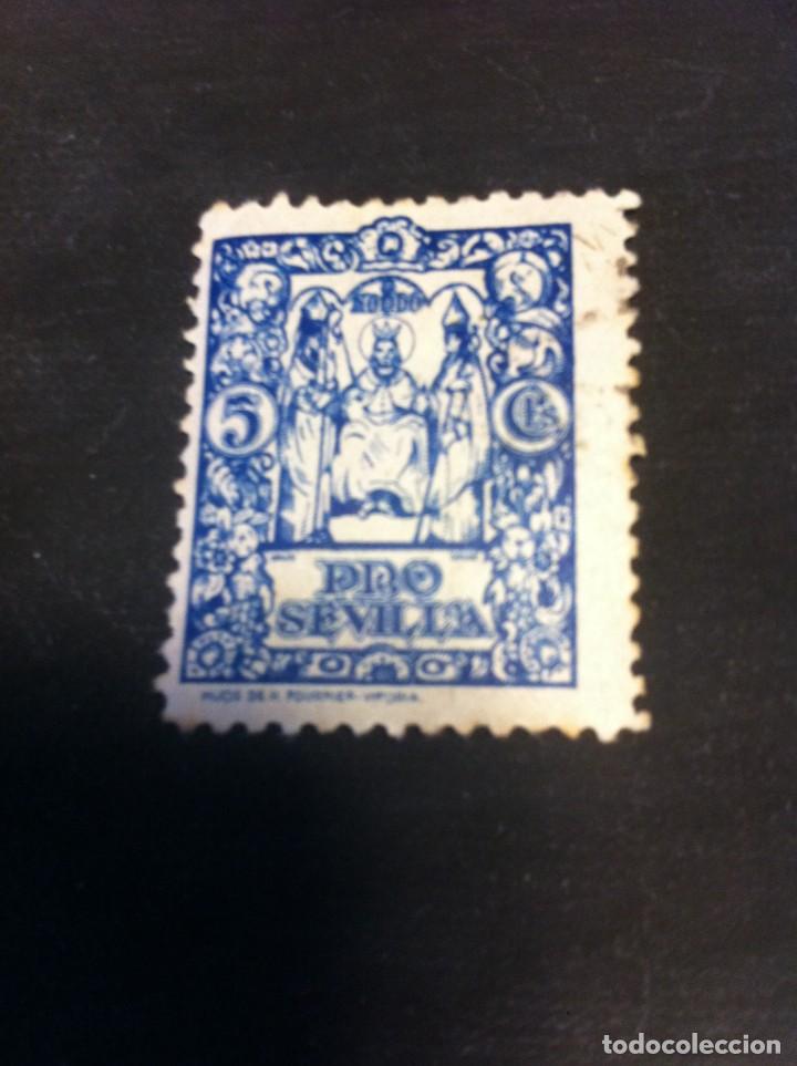 Sellos: SELLO. PRO SEVILLA. 5 CTS - Foto 1