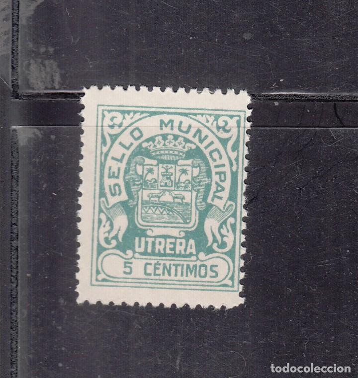 Briefmarken: UTRERA. SELLO MUNICIPAL. 5 CTS.