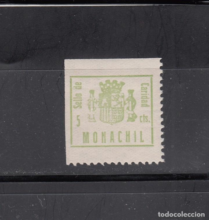 Briefmarken: MONACHIL. SELLO DE CARIDAD. 5 CTS.