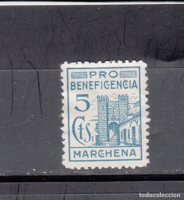 Sellos: MARCHENA. BENEFICENCIA, 5 CTS. - Foto 1