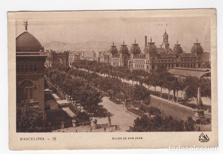 Sellos: 1939 Postal de Barcelona dirigida a Budapest - Foto 1