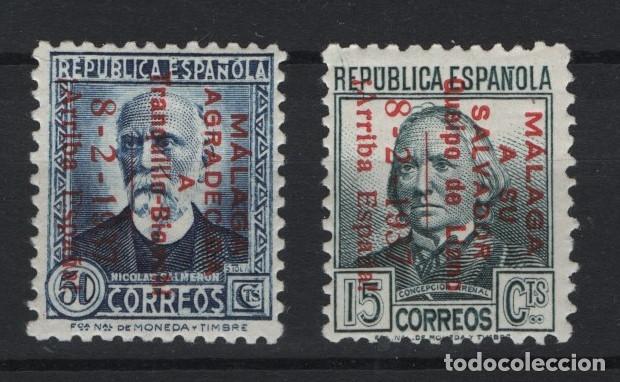 Sellos: TV_003.R13/ MALAGA, ARRIVA ESPAÑA- 1937 , SEGUN FOTOS... - Foto 1 - 241461915
