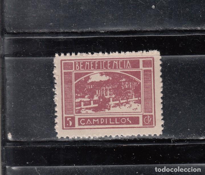 Selos: CAMPILLOS. BENEFICENCIA. 5 CTS.