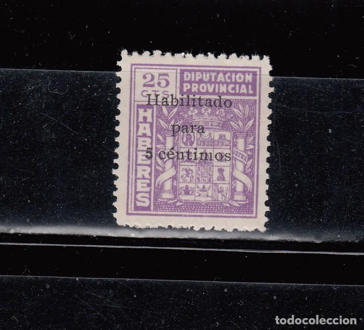 Selos: DIPUTACION PROVINCIAL. HABERES. HABILITADO 5 CTS. EMITIO EN CADIZ