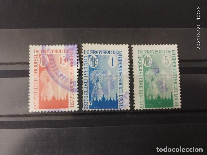 Timbres: MUTUALIDAD DE LA ADMINISTRACION LOCAL SIN PIE DE IMPRENTA.