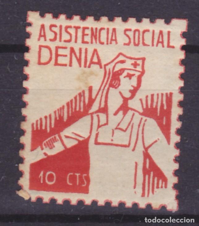 Stamps: E34 Denia (Alicante) sellos locales ** nuevo con goma y se&ntilde;al de fijasellos
