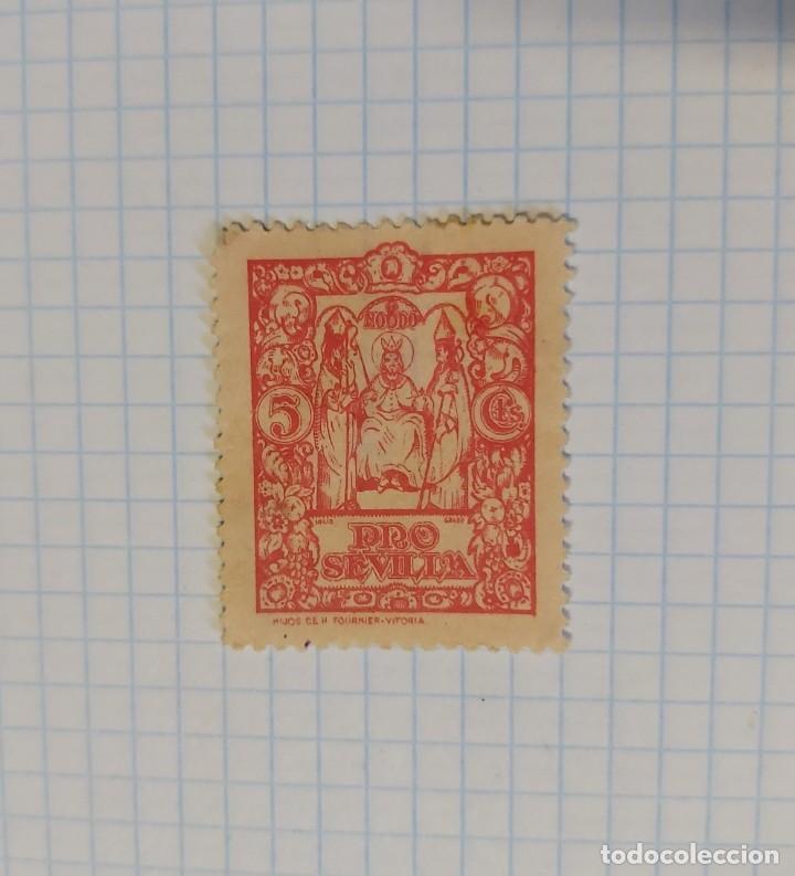 Sellos: Sello Pro Sevilla, 5 cts - Foto 1