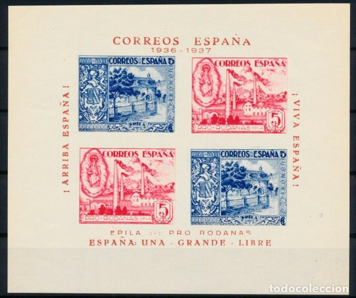 Stamps: Epila Pro Rodanas Hojita Sellos Guerra Civil 1936-1937 colores