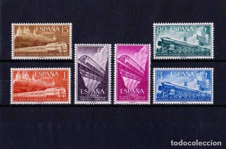 Stamps: Edifil 1232/7, nuevo sin fijasellos + 304